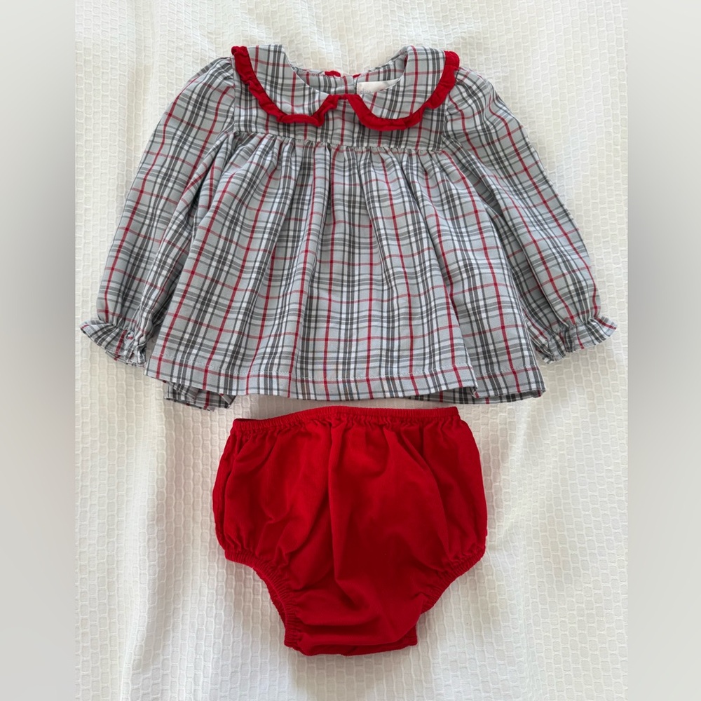 Eliza James Christmas outfit